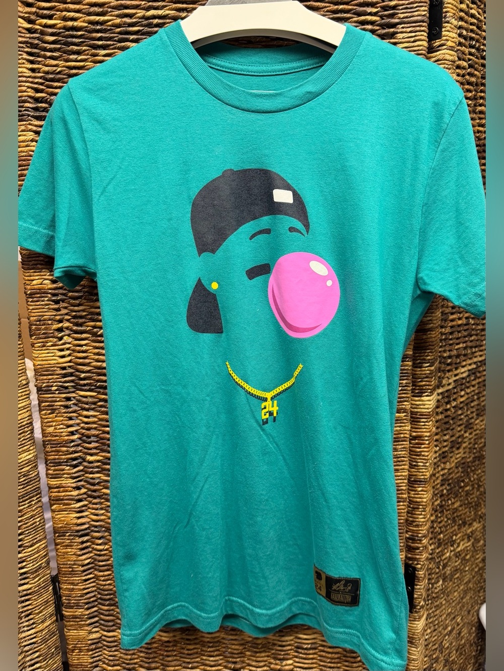 Baseballism- Ken Griffey Jr, Teal Shirt‎ - Small, Double sided